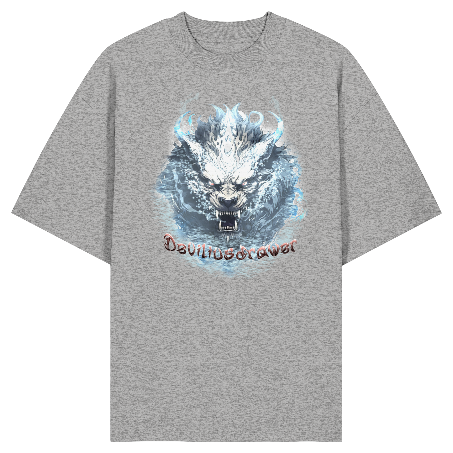 Deviliusdrawer Water Tiger - Organic Oversize Shirt