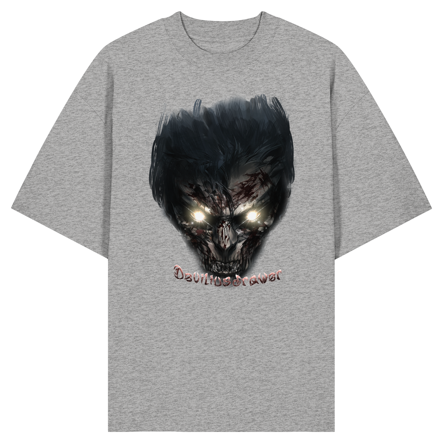 Deviliusdrawer Dark Zombie - Organic Oversize Shirt