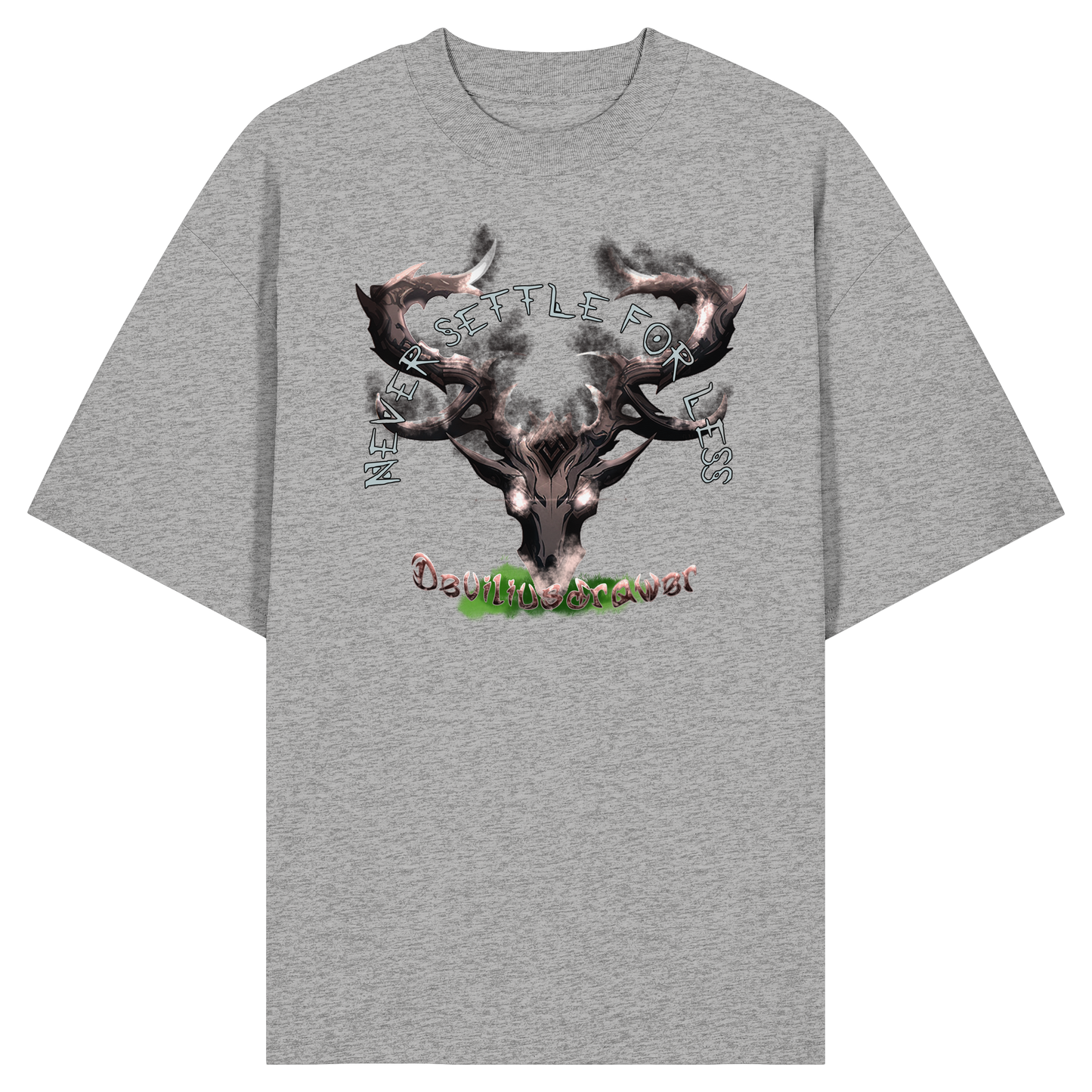 Deviliusdrawer Cruel Deer - Organic Oversize Shirt