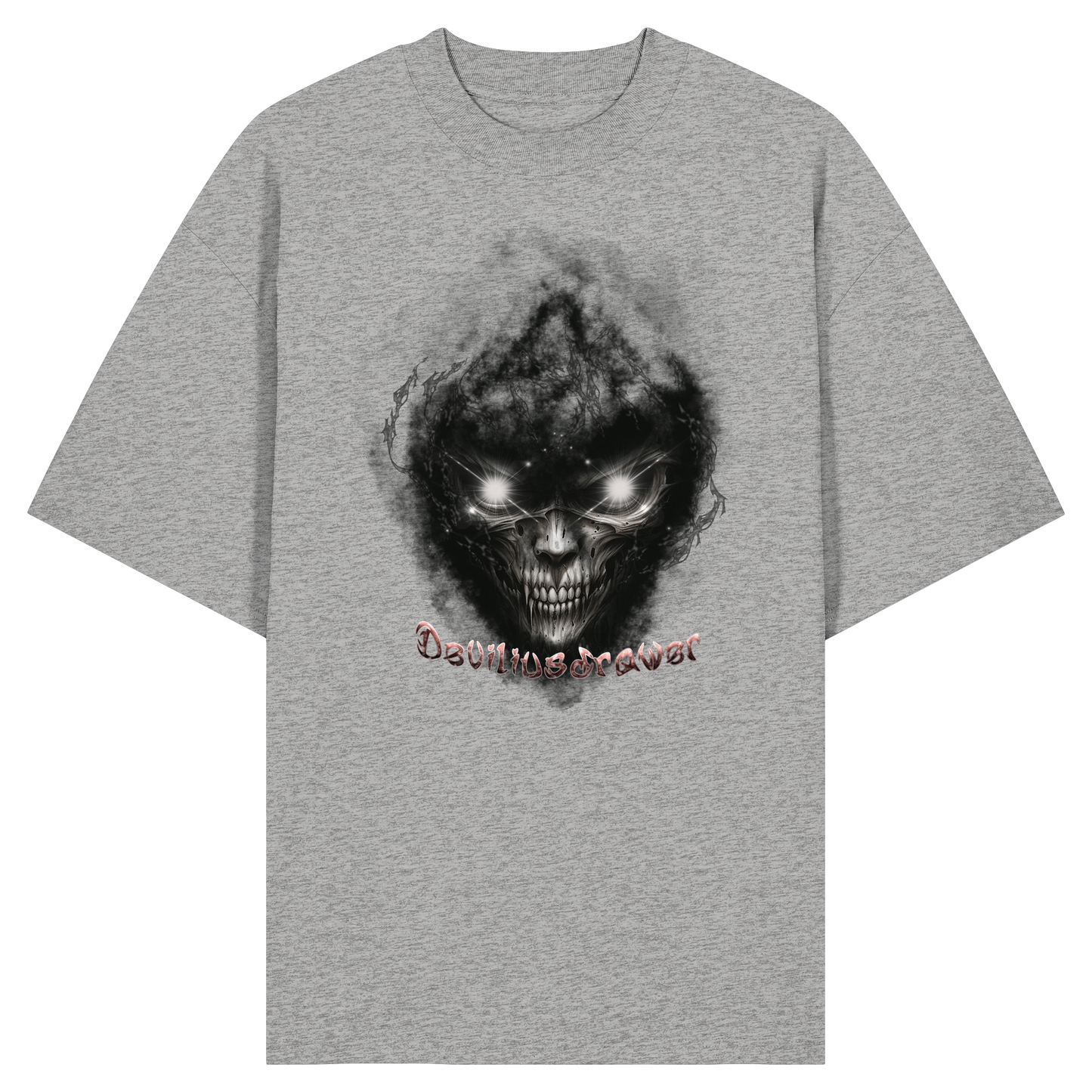 Deviliusdrawer Dark Death - Organic Oversize Shirt