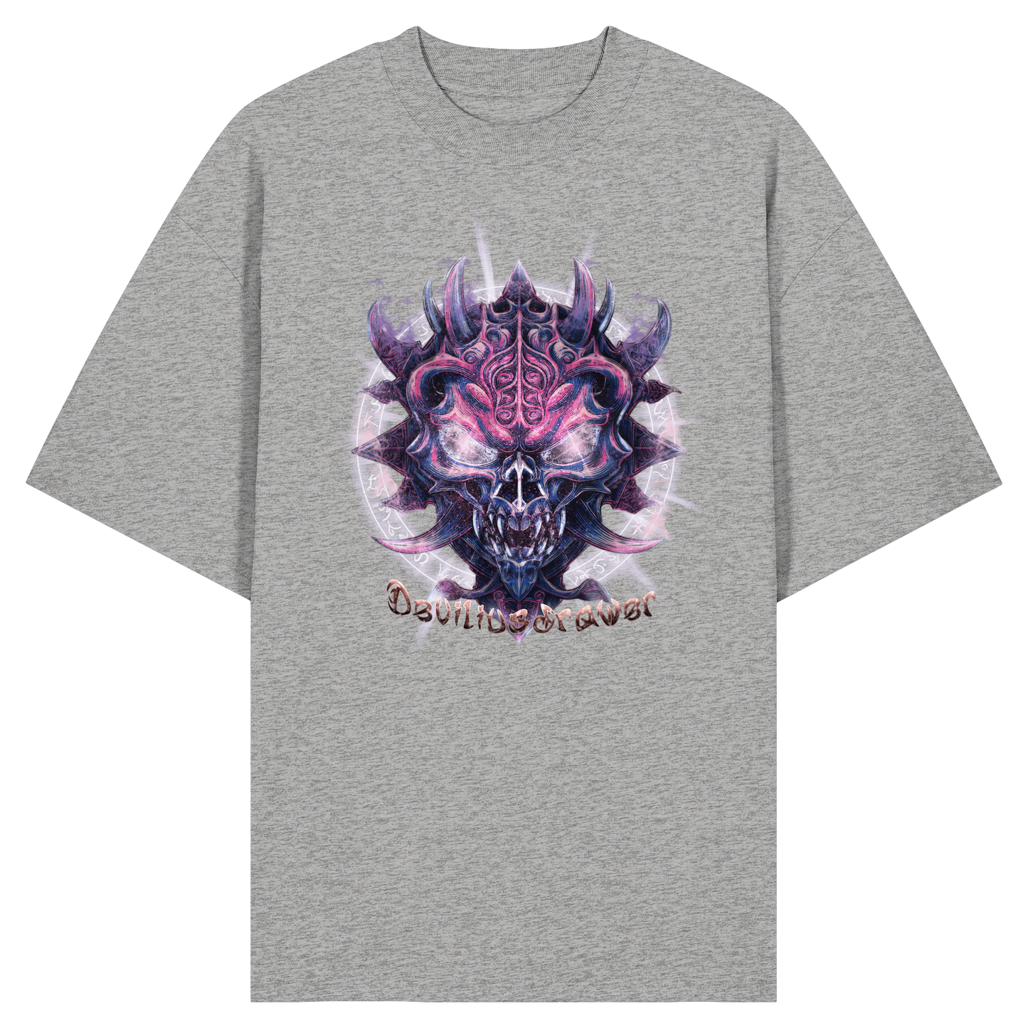 Deviliusdrawer Fire Demon - Organic Oversize Shirt