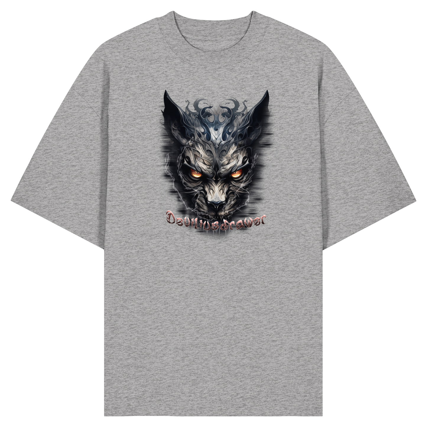 Deviliusdrawer Dark Wearwolf - Organic Oversize Shirt