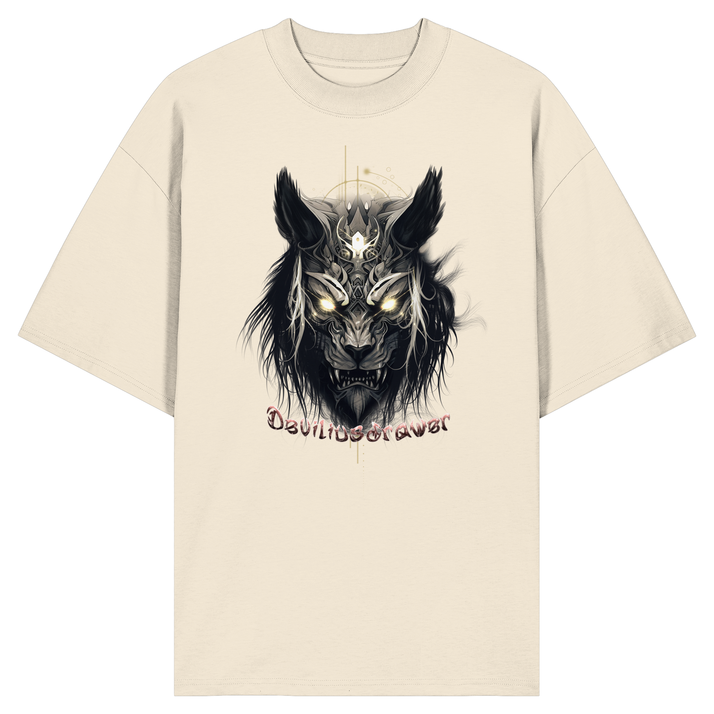 Deviliusdrawer Wolftiger - Organic Oversize Shirt