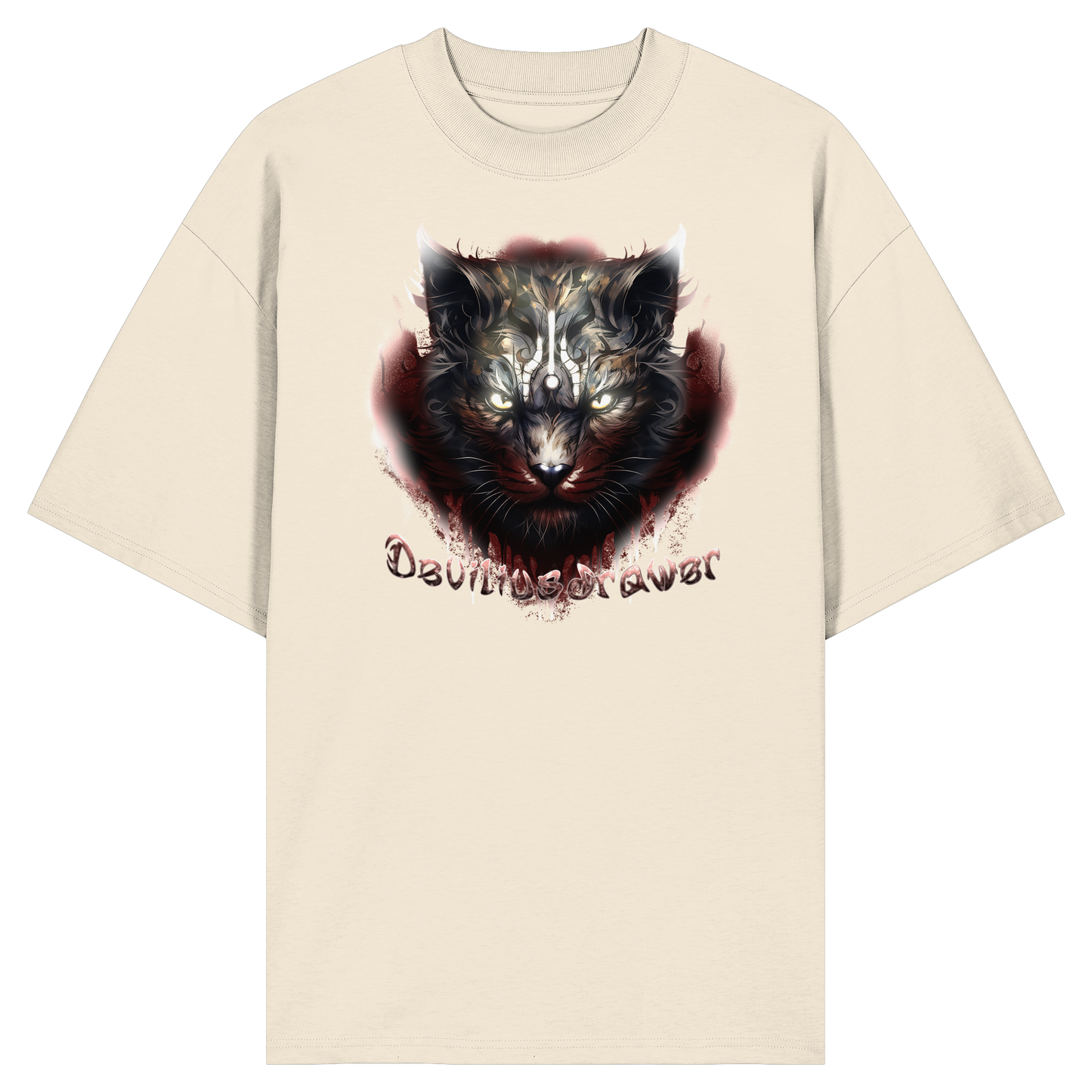 Deviliusdrawer Angry Badass - Organic Oversize Shirt