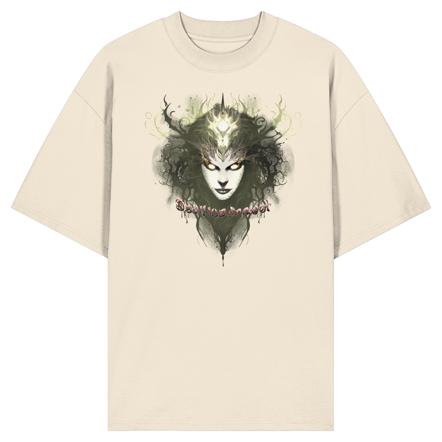 Deviliusdrawer Golden Demonica - Organic Oversize Shirt
