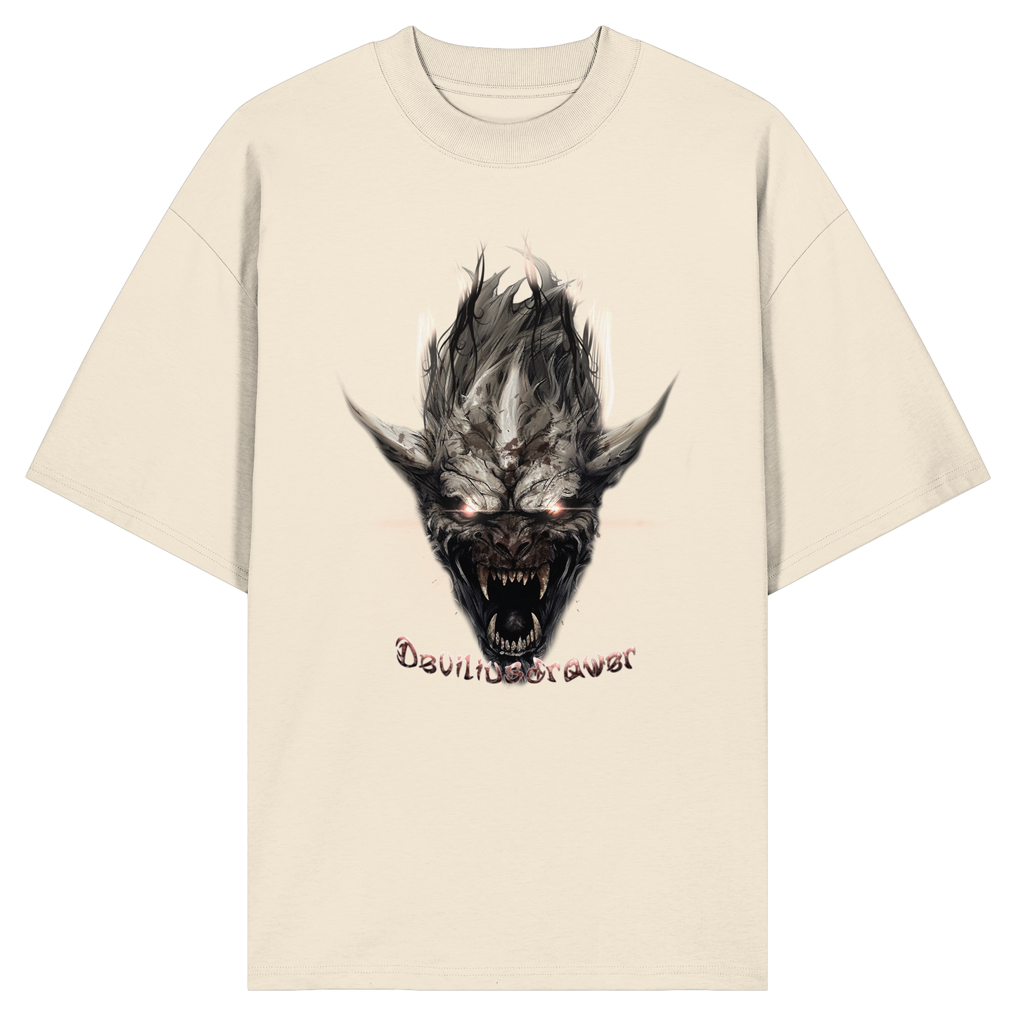 Deviliusdrawer Beast Wearwolf - Organic Oversize Shirt