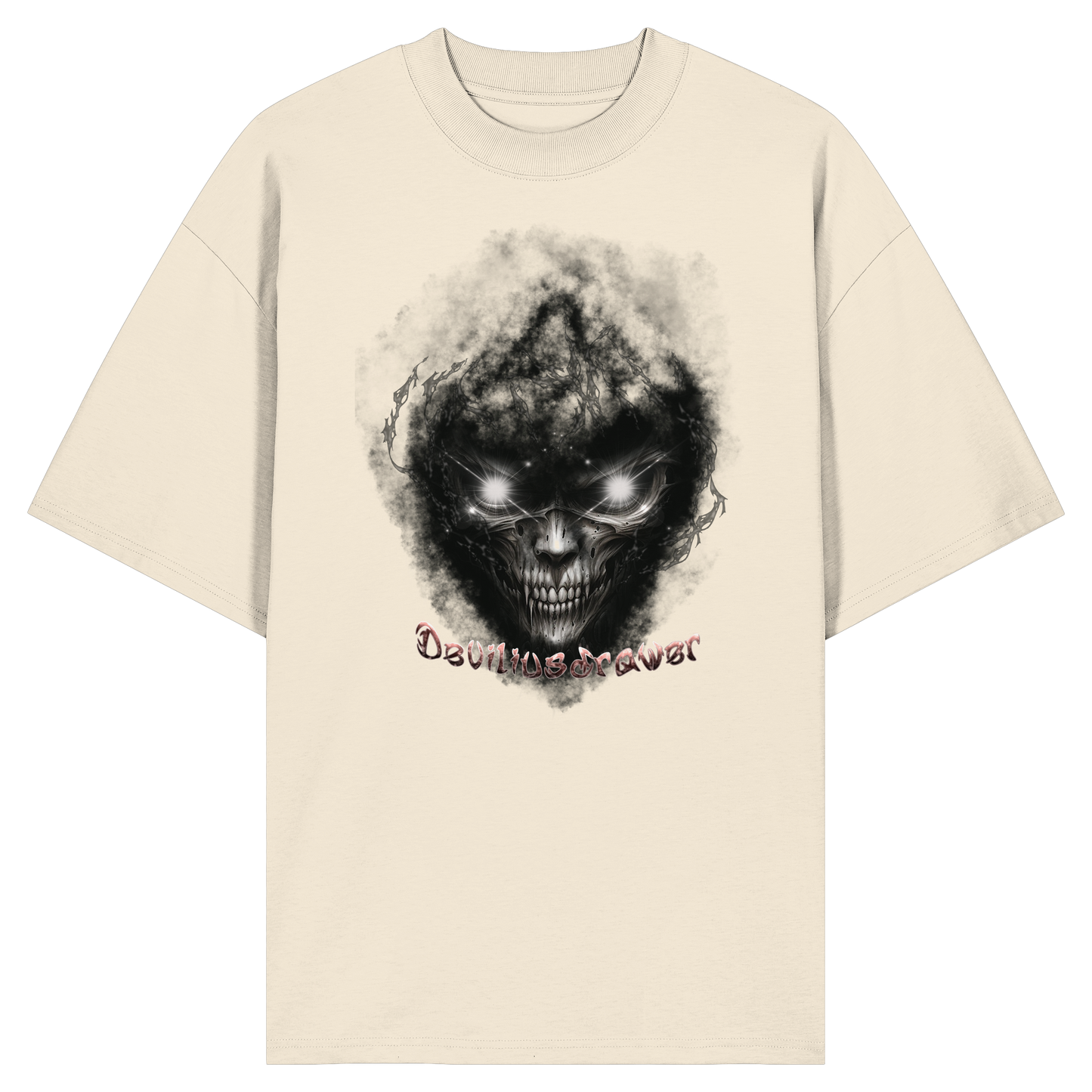 Deviliusdrawer Dark Death - Organic Oversize Shirt