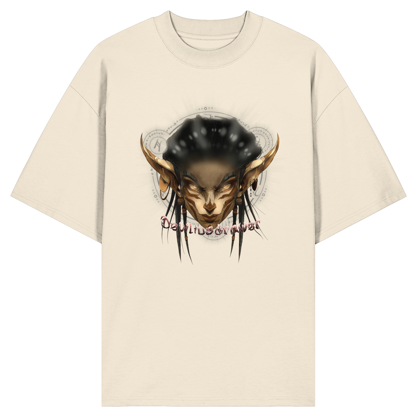 Deviliusdrawer Gold Magician Elf - Organic Oversize Shirt