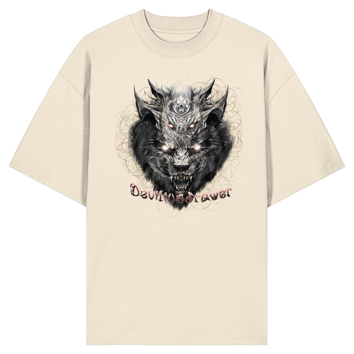 Deviliusdrawer Magical Beast Cat - Organic Oversize Shirt