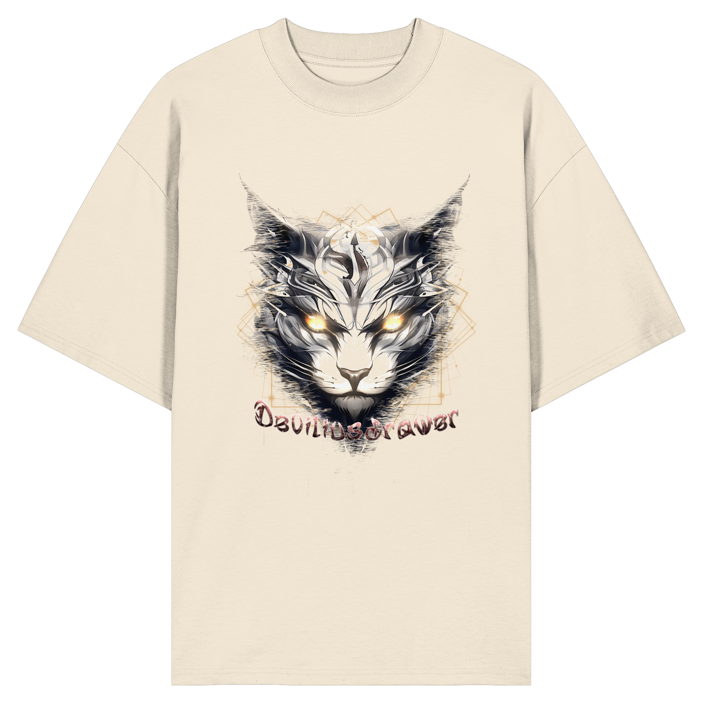 Deviliusdrawer Magician Cat - Organic Oversize Shirt
