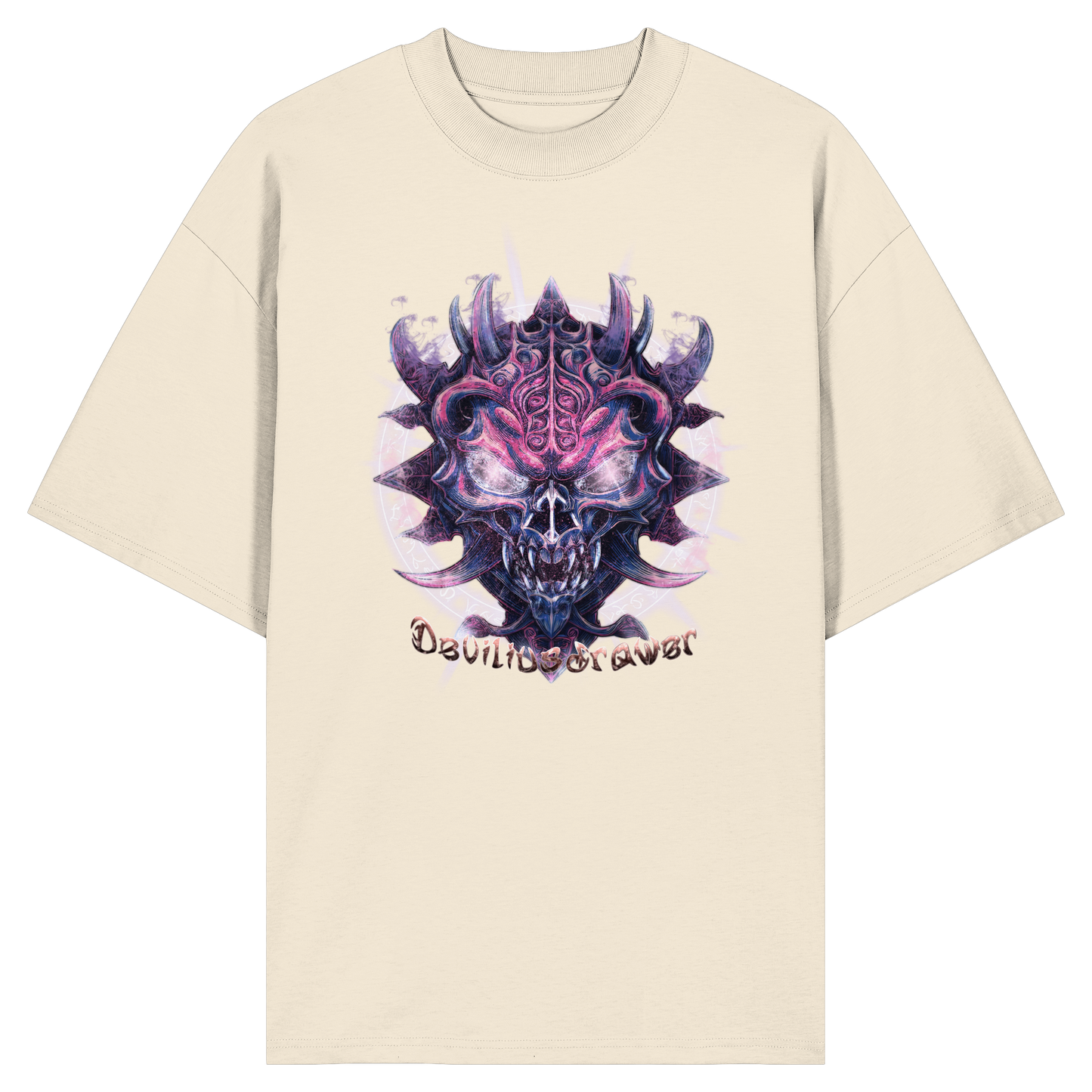 Deviliusdrawer Fire Demon - Organic Oversize Shirt