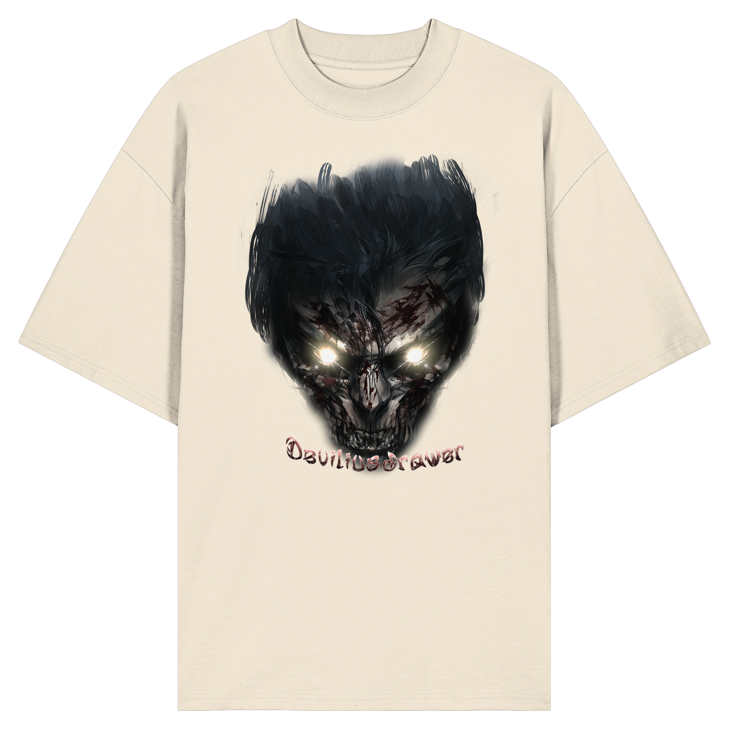 Deviliusdrawer Dark Zombie - Organic Oversize Shirt