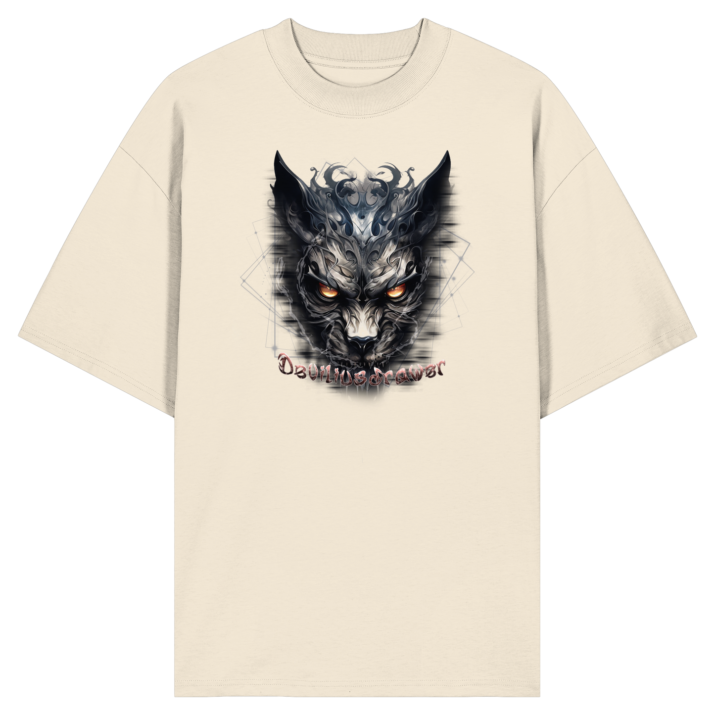 Deviliusdrawer Dark Wearwolf - Organic Oversize Shirt