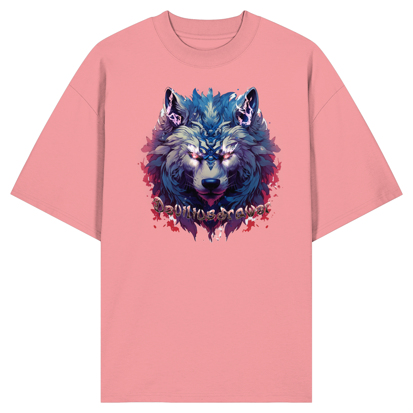 Deviliusdrawer Magic Wolf - Organic Oversize Shirt