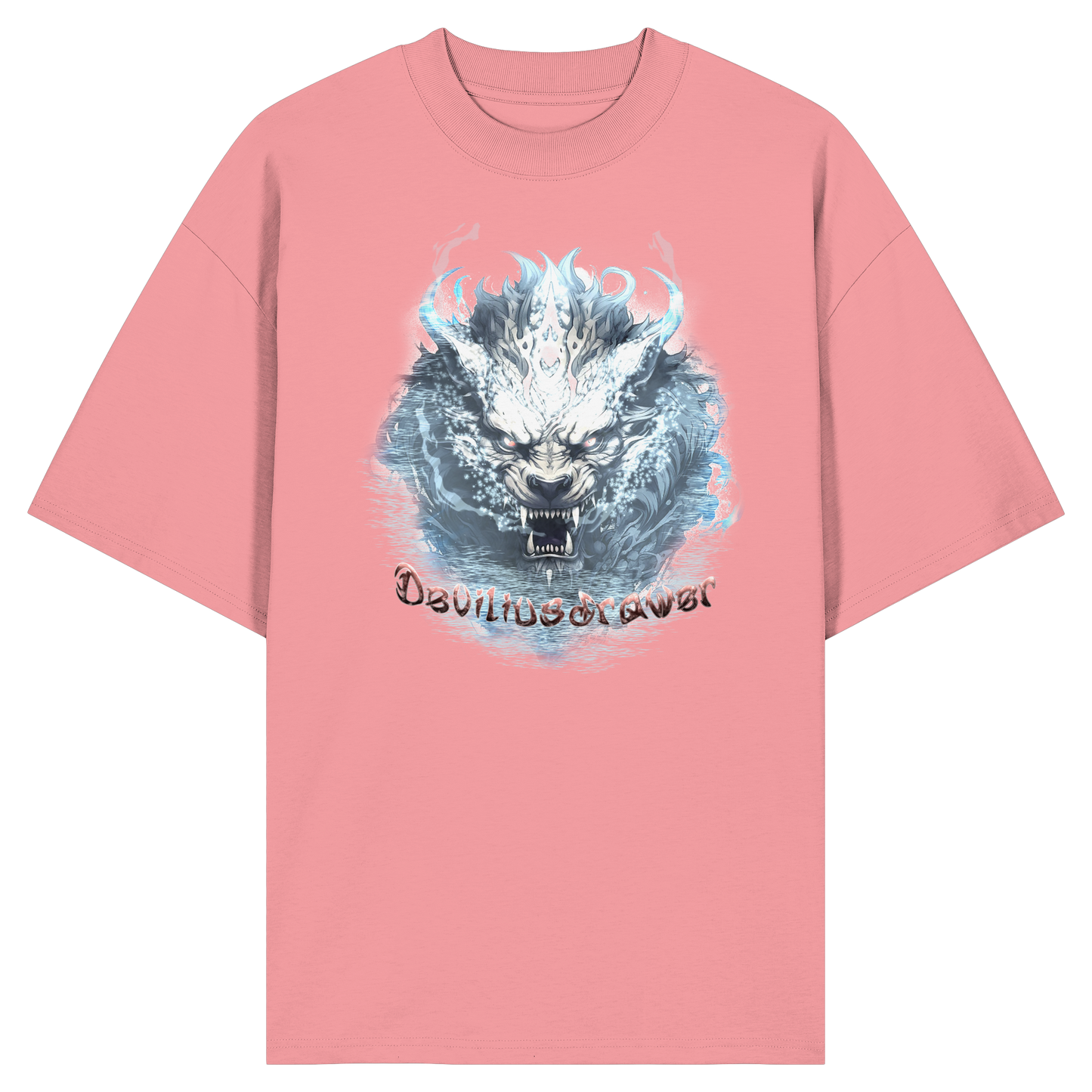Deviliusdrawer Water Tiger - Organic Oversize Shirt