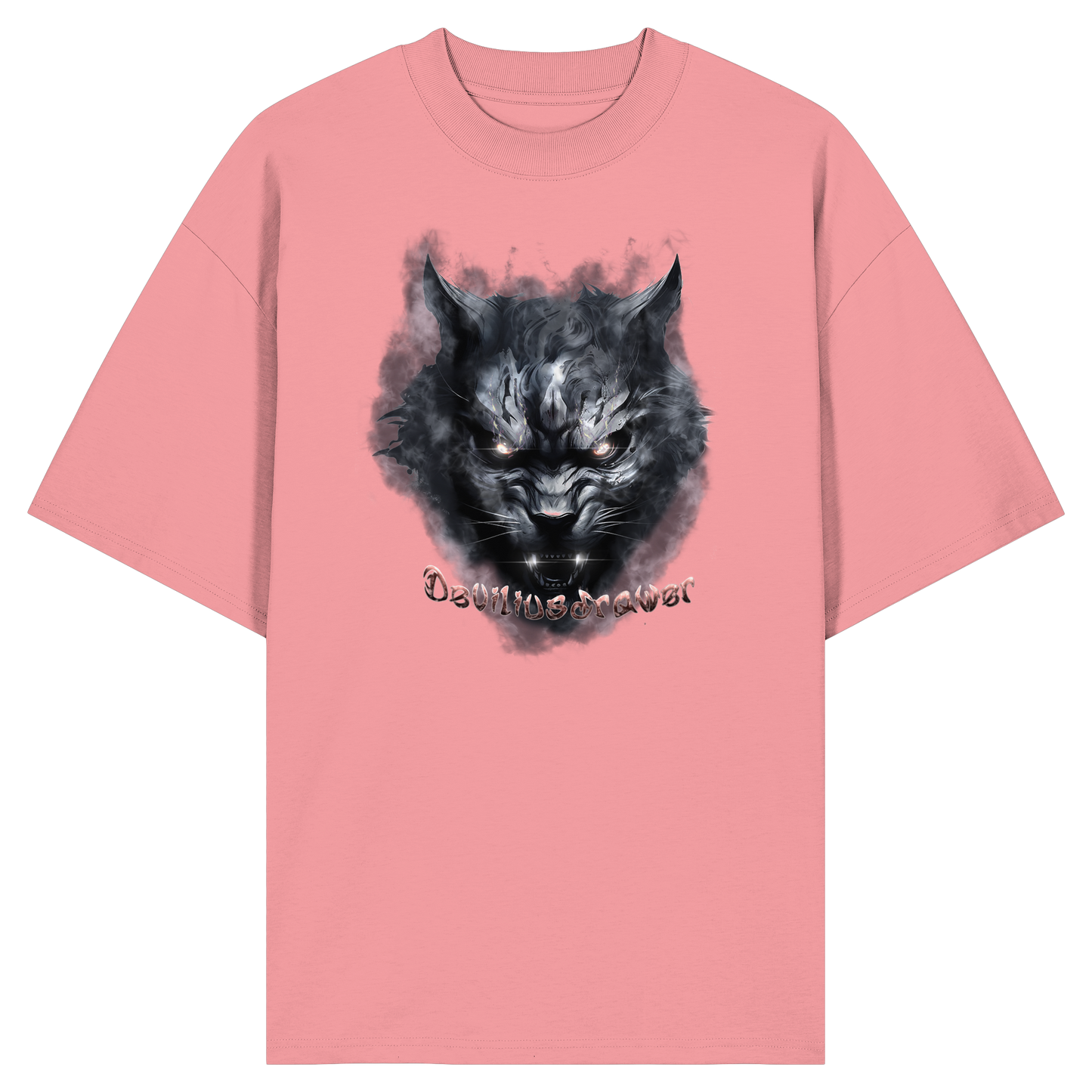 Deviliusdrawer Dark Beast Tiger  - Organic Oversize Shirt
