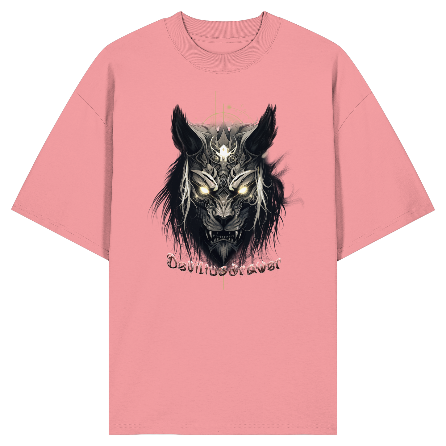 Deviliusdrawer Wolftiger - Organic Oversize Shirt