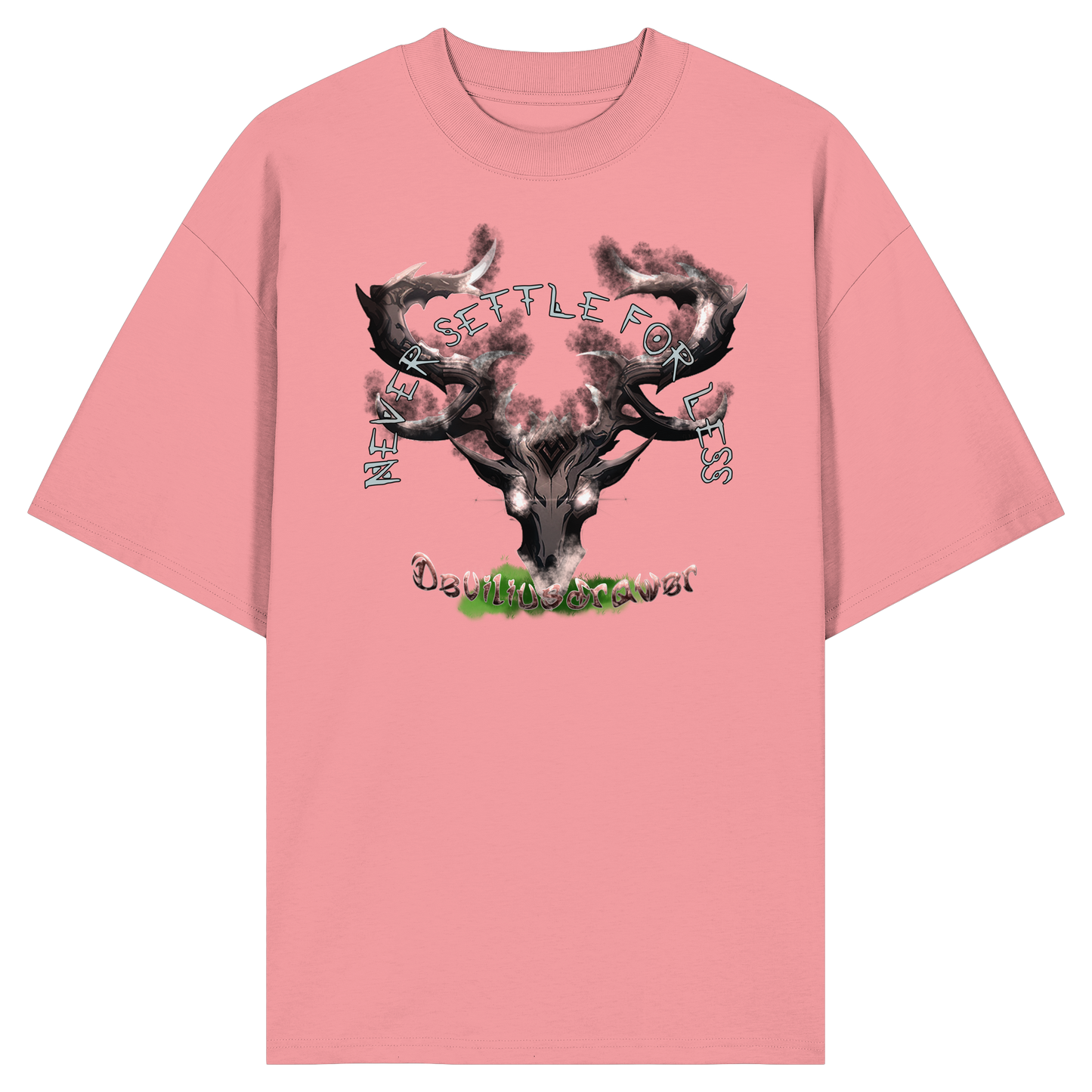 Deviliusdrawer Cruel Deer - Organic Oversize Shirt