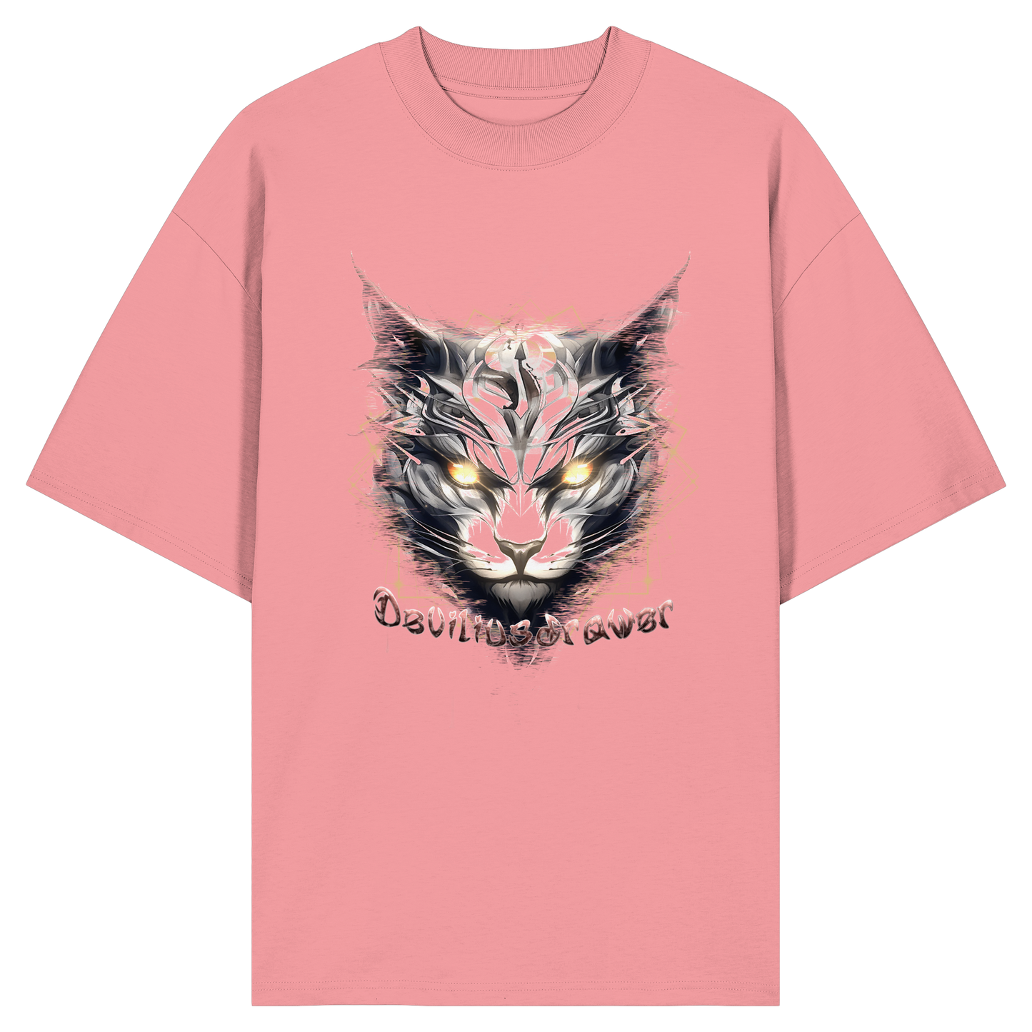Deviliusdrawer Magician Cat - Organic Oversize Shirt