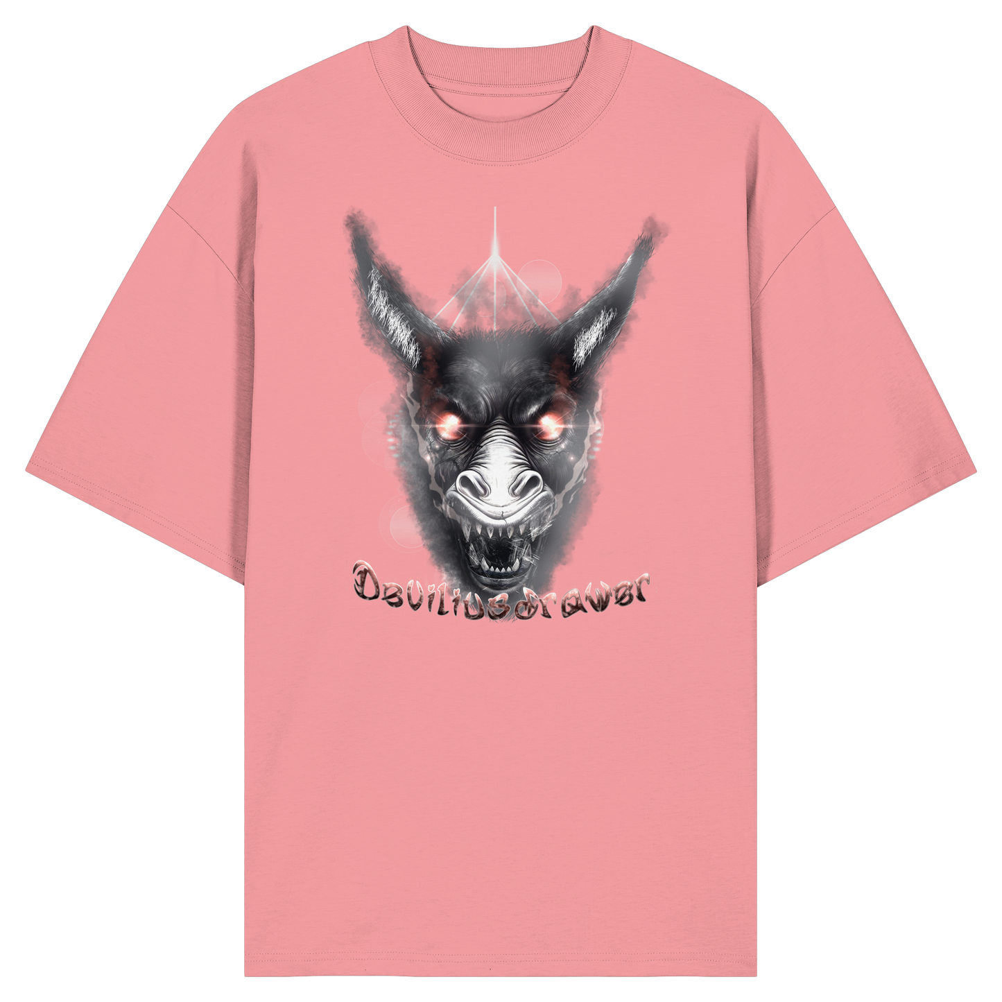 Deviliusdrawer Evil Donkey - Organic Oversize Shirt