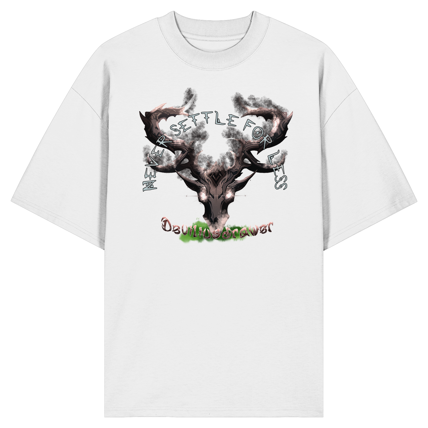Deviliusdrawer Cruel Deer - Organic Oversize Shirt