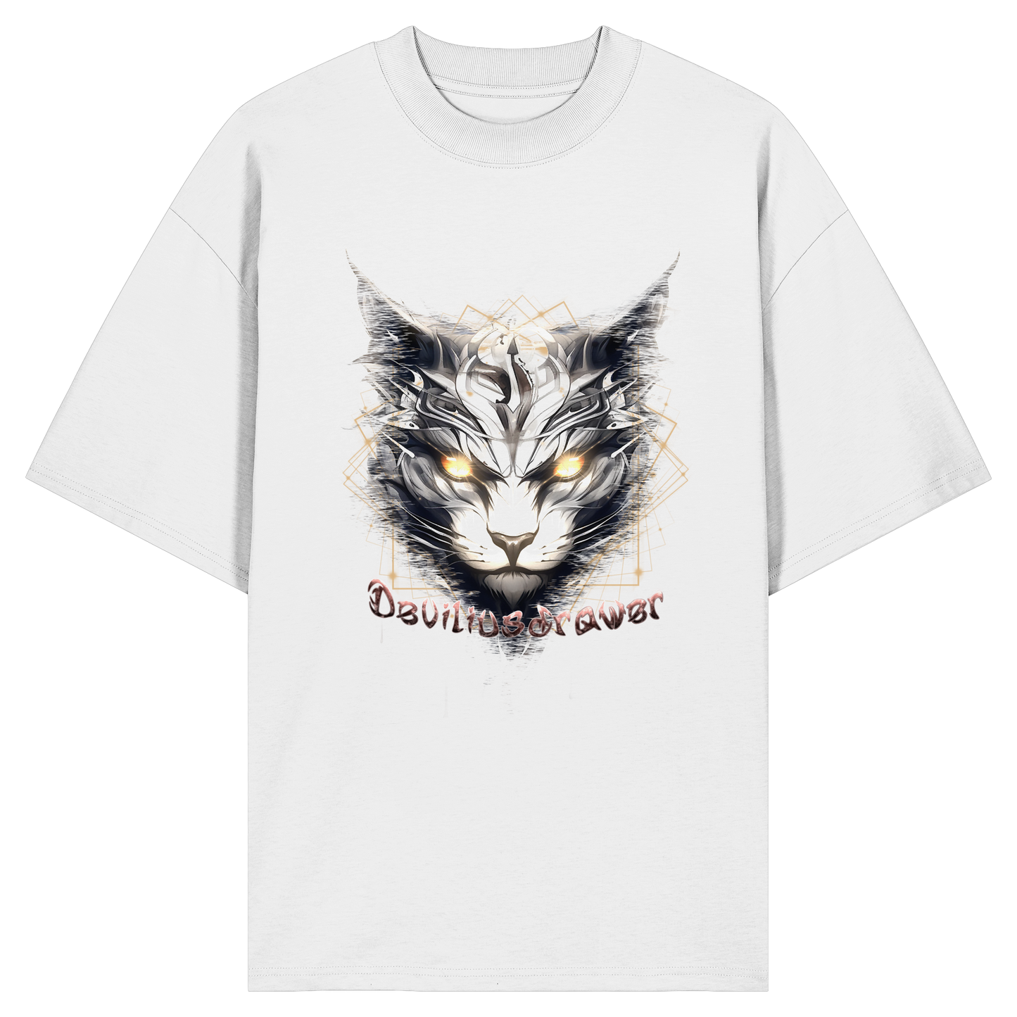 Deviliusdrawer Magician Cat - Organic Oversize Shirt