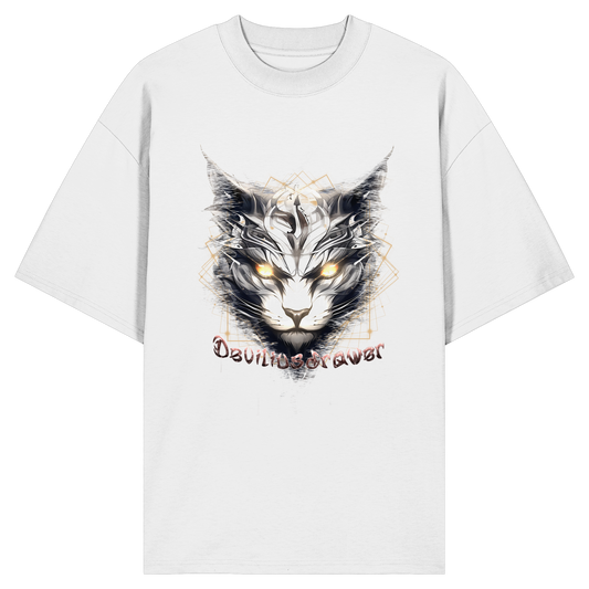 Deviliusdrawer Magician Cat - Organic Oversize Shirt