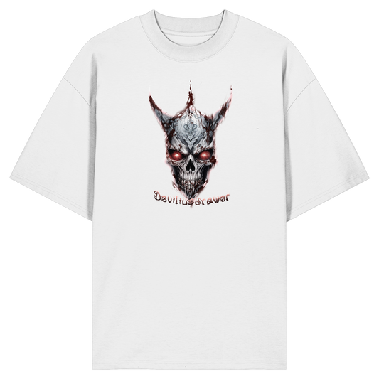 Deviliusdrawer Bloody Skeleton - Organic Oversize Shirt