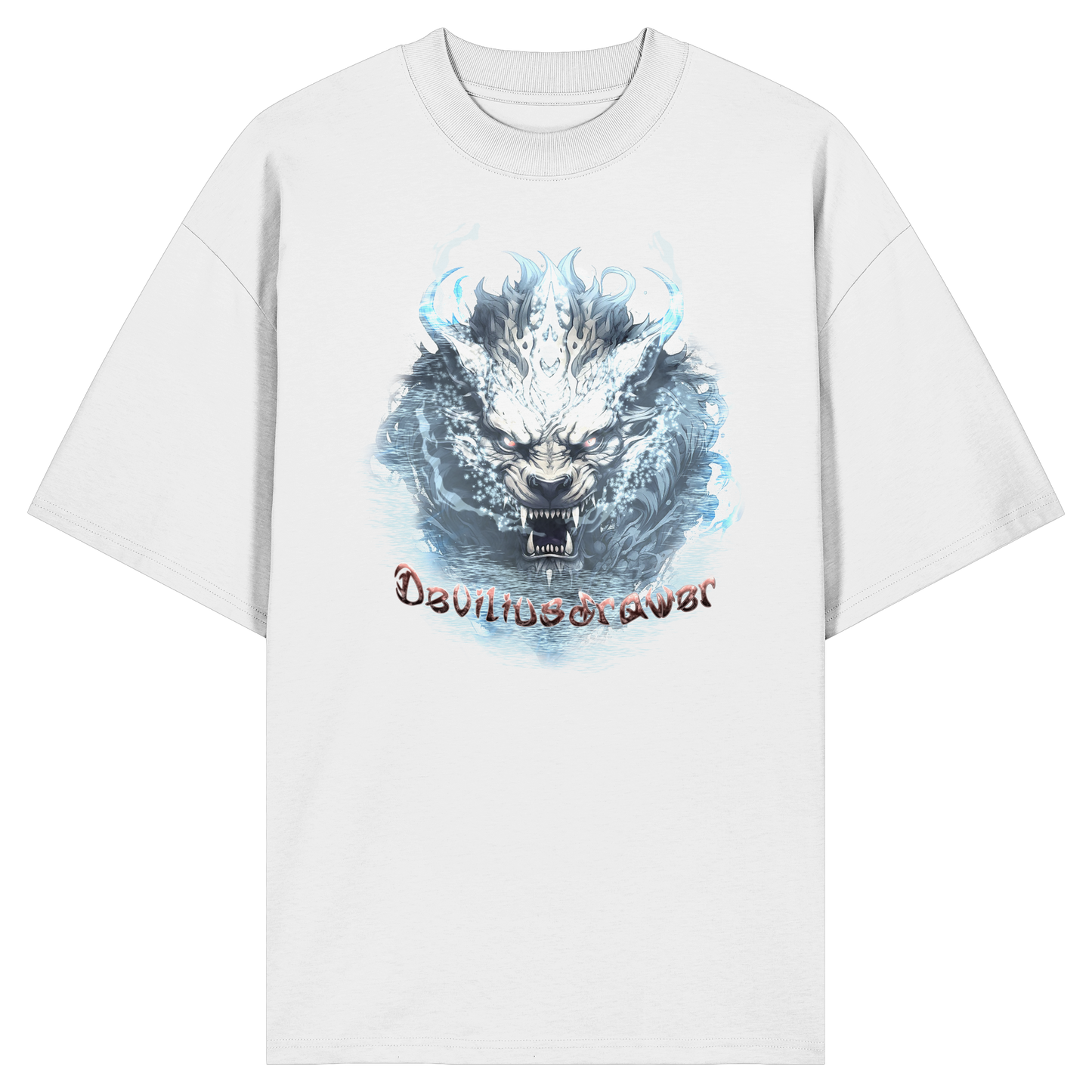 Deviliusdrawer Water Tiger - Organic Oversize Shirt