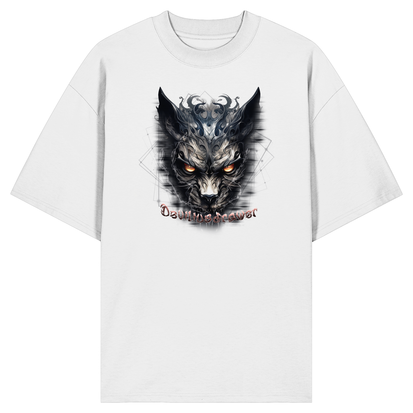 Deviliusdrawer Dark Wearwolf - Organic Oversize Shirt