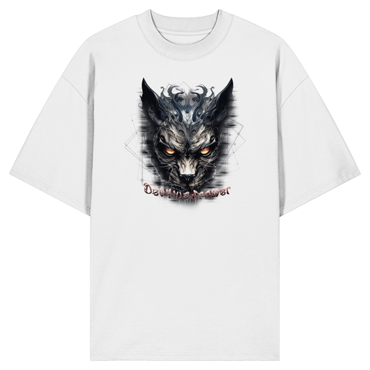 Deviliusdrawer Dark Wearwolf - Organic Oversize Shirt