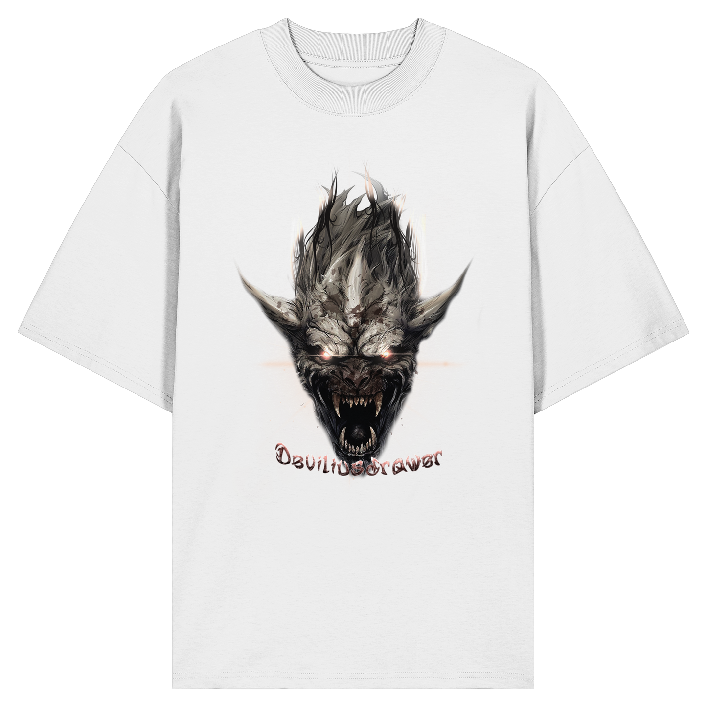 Deviliusdrawer Beast Wearwolf - Organic Oversize Shirt