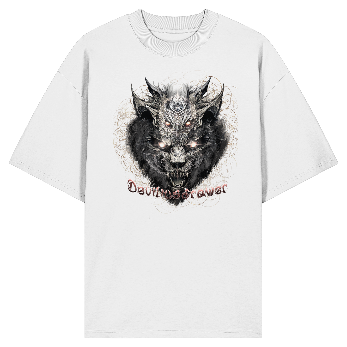 Deviliusdrawer Magical Beast Cat - Organic Oversize Shirt