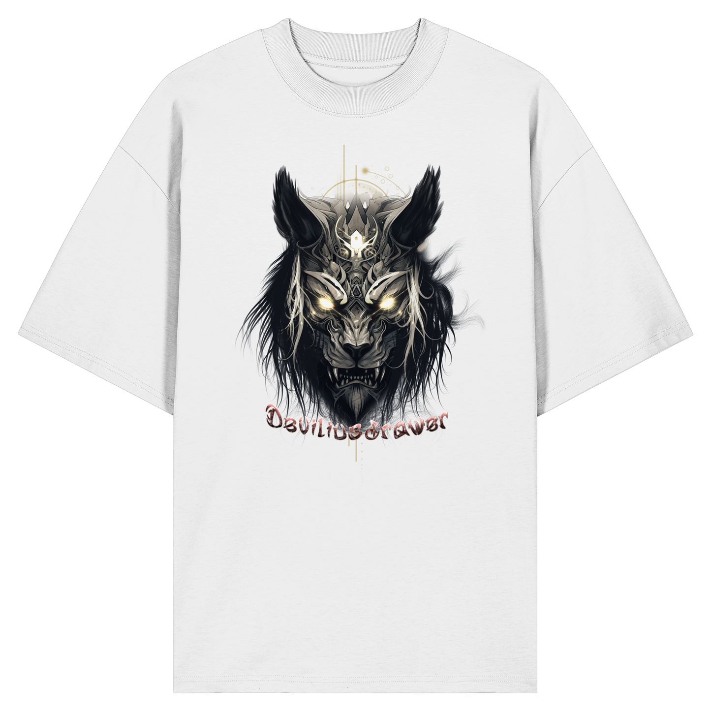 Deviliusdrawer Wolftiger - Organic Oversize Shirt