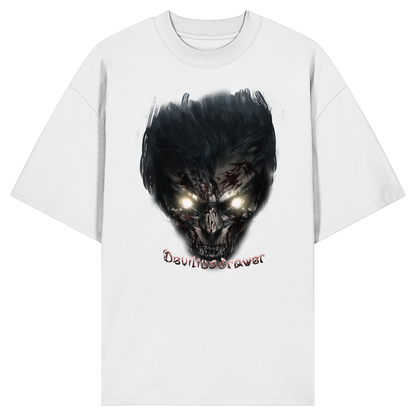 Deviliusdrawer Dark Zombie - Organic Oversize Shirt