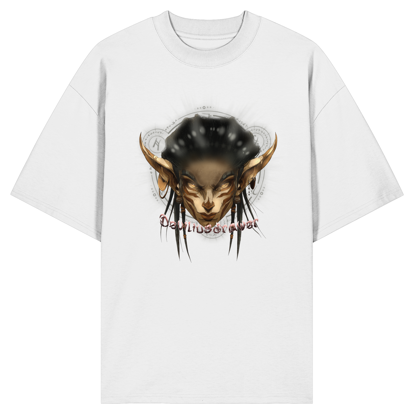Deviliusdrawer Gold Magician Elf - Organic Oversize Shirt