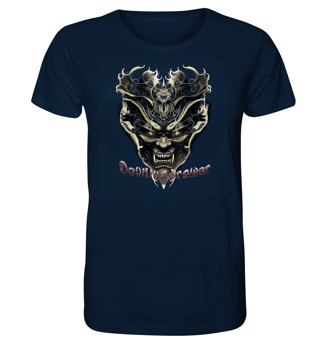 Deviliusdrawer Golden Demon Vampire - Organic Shirt