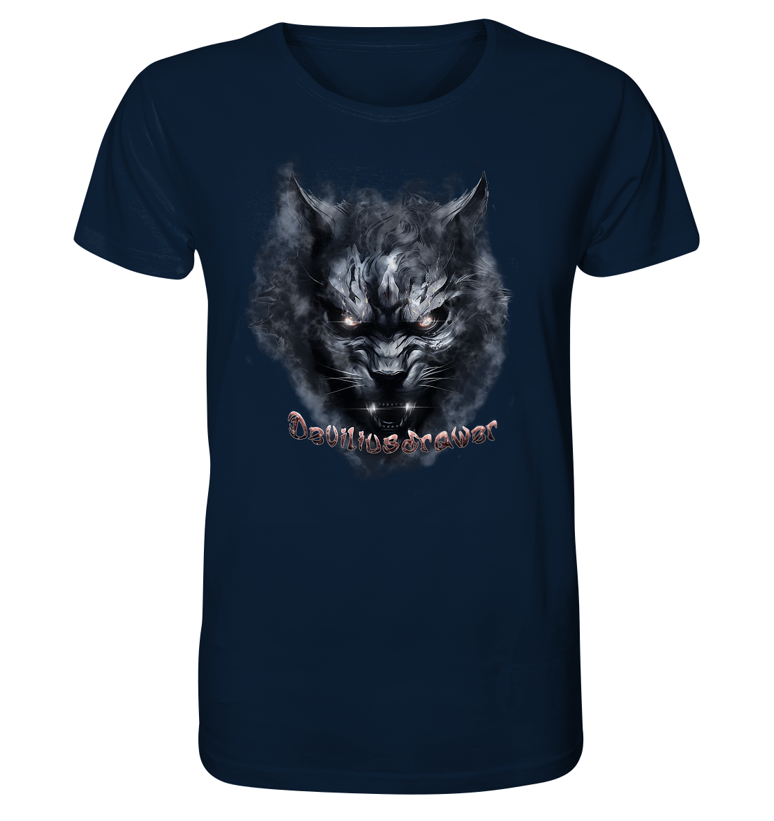 Deviliusdrawer Dark Beast Tiger  - Organic Shirt