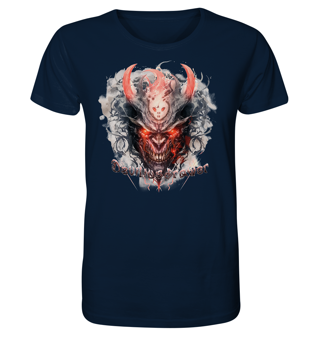 Deviliusdrawer Red Horn Devil - Organic Shirt