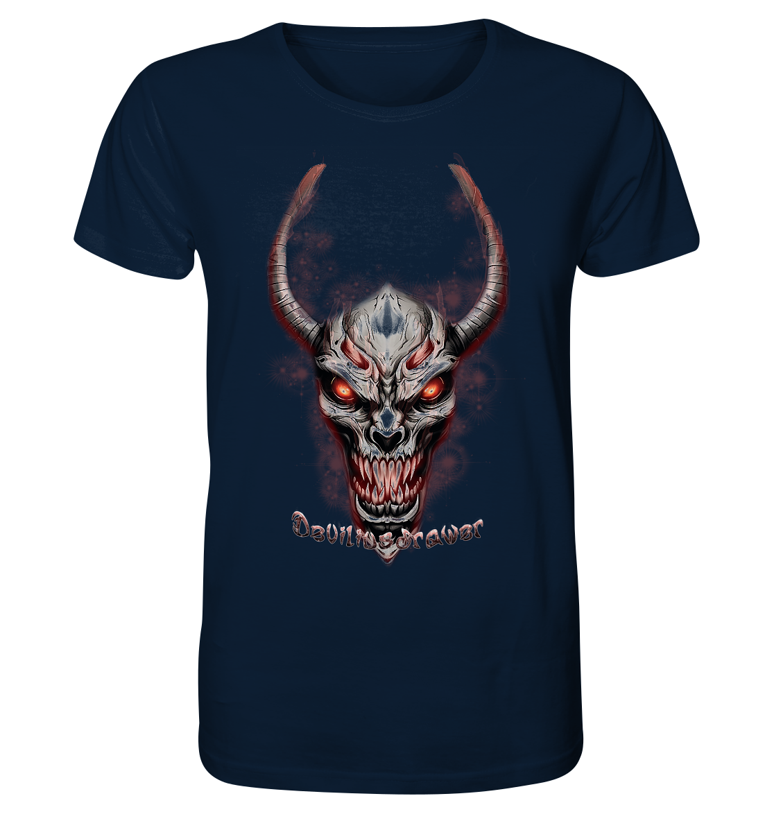 Deviliusdrawer Red Eyed Skeleton - Organic Shirt