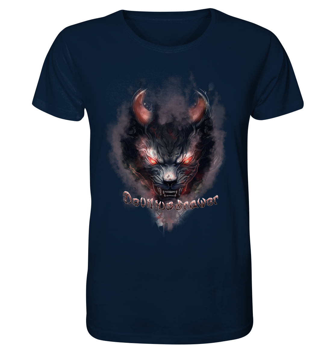 Deviliusdrawer Red Smoked Cat - Organic Shirt