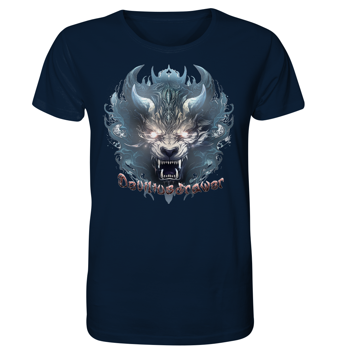 Deviliusdrawer Water Horn Tiger - Organic Shirt