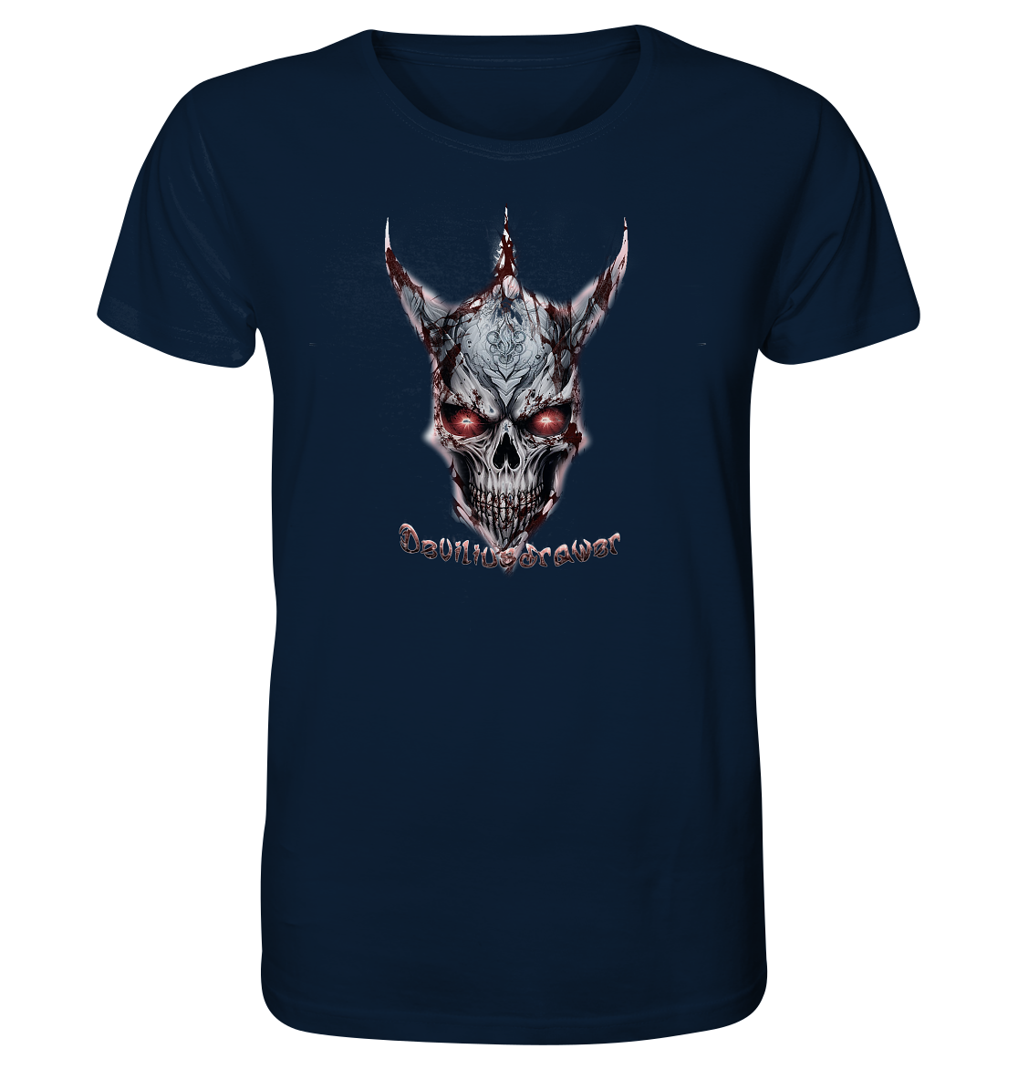 Deviliusdrawer Bloody Skeleton - Organic Shirt