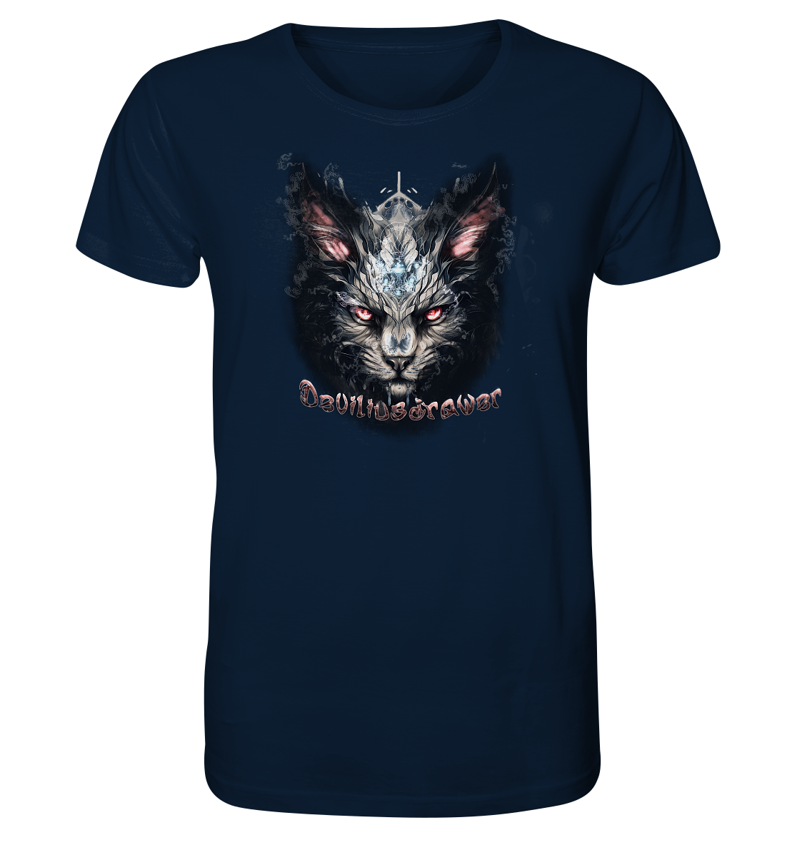 Deviliusdrawer Myshtical Redeyed Cat - Organic Shirt