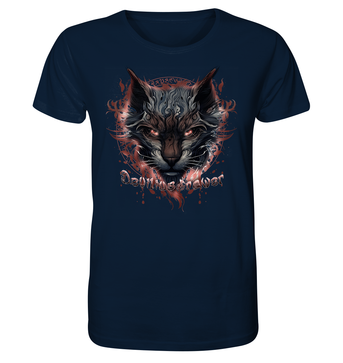 Deviliusdrawer Devil Cat - Organic Shirt