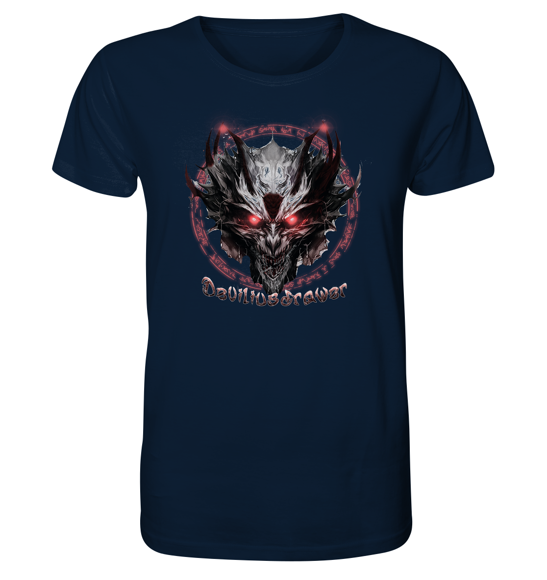 Deviliusdrawer Magic Glow Devil - Organic Shirt