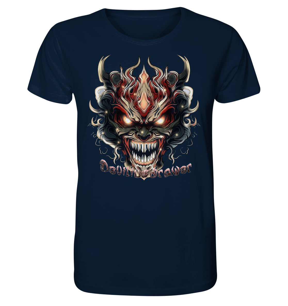 Deviliusdrawer Evil Vamp Mask - Organic Shirt