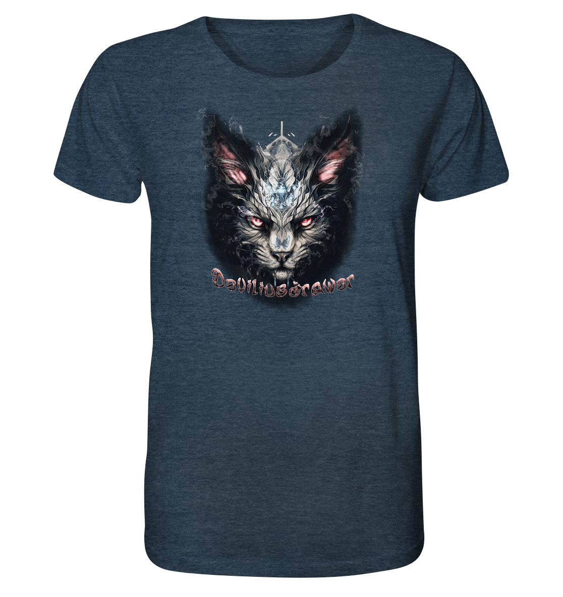 Deviliusdrawer Myshtical Redeyed Cat - Organic Shirt