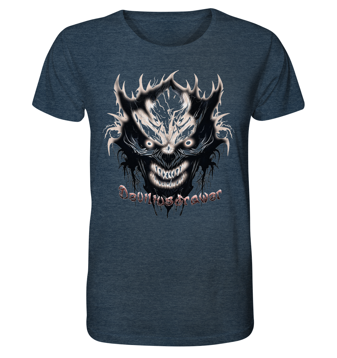 Deviliusdrawer Crazy Glow Devil - Organic Shirt