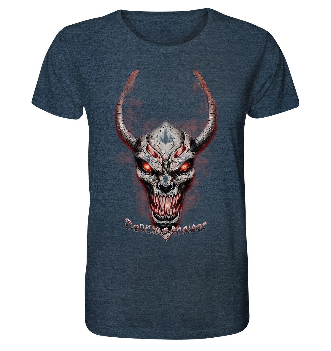 Deviliusdrawer Red Eyed Skeleton - Organic Shirt